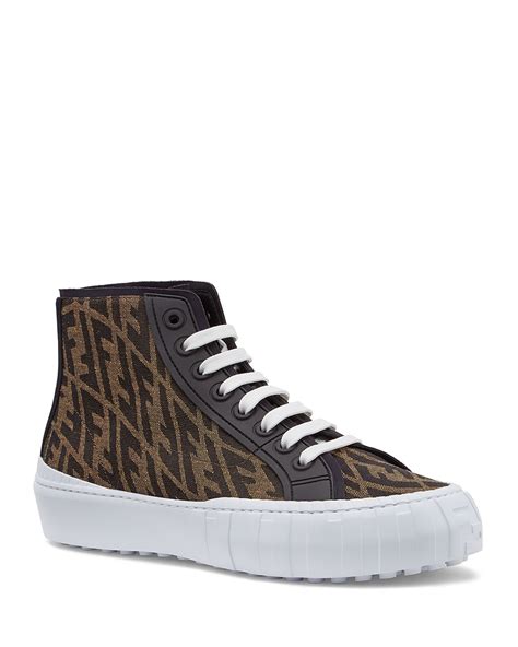 fendi shoes sneaker sale|men's fendi high top sneakers.